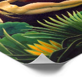 Henri Rousseau The Dream 1910 (lijst standaard) Poster (Hoek)