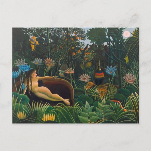 Henri Rousseau The Dream CC0691 Naïvist Briefkaart (Voorkant)
