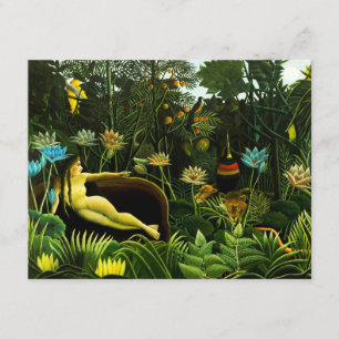 Henri Rousseau The Dream Invitations Kaart