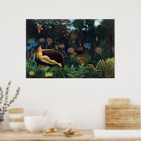 Henri Rousseau The Dream Jungle Fijne Kunst Poster