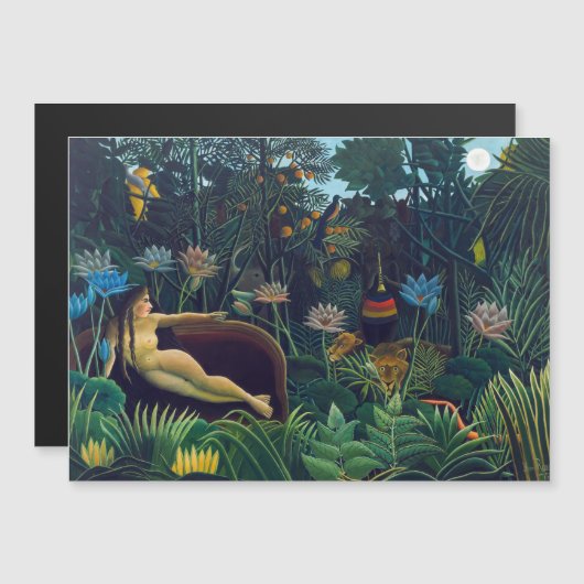 Henri Rousseau - The Dream / Le Reve Magnetic Kaar (Voorkant / Achterkant)