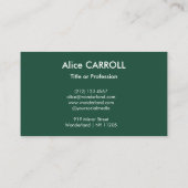 Henri Rousseau - The Dream / Le Reve - QR Code Visitekaartje (Achterkant)