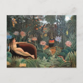 Henri Rousseau The Dream Oerwoud Flowers Surrealis Briefkaart (Voorkant)