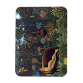 Henri Rousseau The Dream - Oerwoud Vrouw met Diere Magneet (Verticaal)