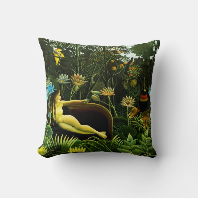 Henri Rousseau The Dream Pillow Kussen (Voorkant)