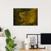 Henri Rousseau - The Lion Head Poster (Thuiskantoor)