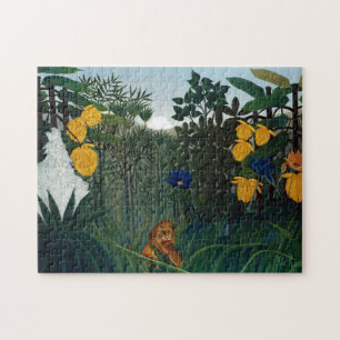 Henri Rousseau The Repast of the Lion Botanical Ga Legpuzzel