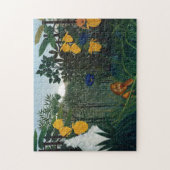 Henri Rousseau The Repast of the Lion Botanical Ga Legpuzzel (Verticaal)