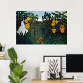 Henri Rousseau The Repast of the Lion Botanical Poster (Thuiskantoor)