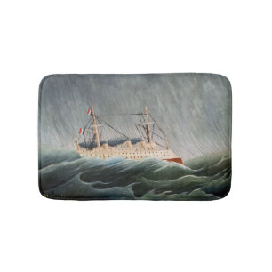 Henri Rousseau - The Ship in the Tempest Badmat