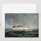 Henri Rousseau - The Ship in the Tempest Bedankkaart (Voorkant / Achterkant)