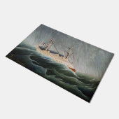 Henri Rousseau - The Ship in the Tempest Deurmat (Schuin)