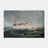 Henri Rousseau - The Ship in the Tempest Deurmat (Voorkant)