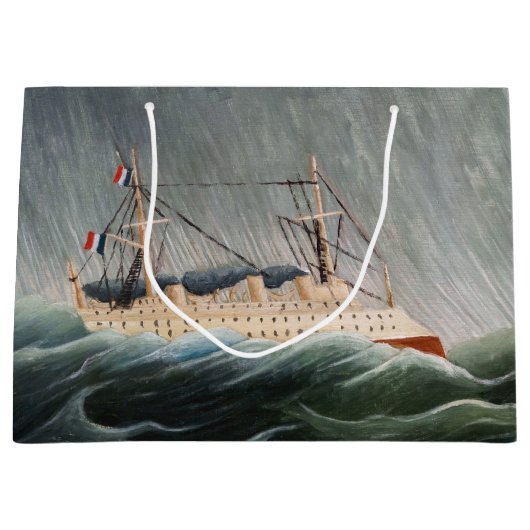 Henri Rousseau - The Ship in the Tempest Groot Cadeauzakje (Voorkant)