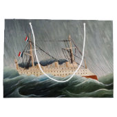 Henri Rousseau - The Ship in the Tempest Groot Cadeauzakje (Achterkant)