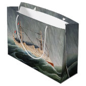 Henri Rousseau - The Ship in the Tempest Groot Cadeauzakje (Achterkant Gekanteld)