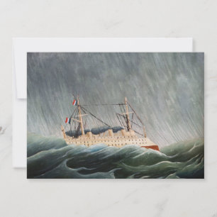 Henri Rousseau - The Ship in the Tempest Kaart