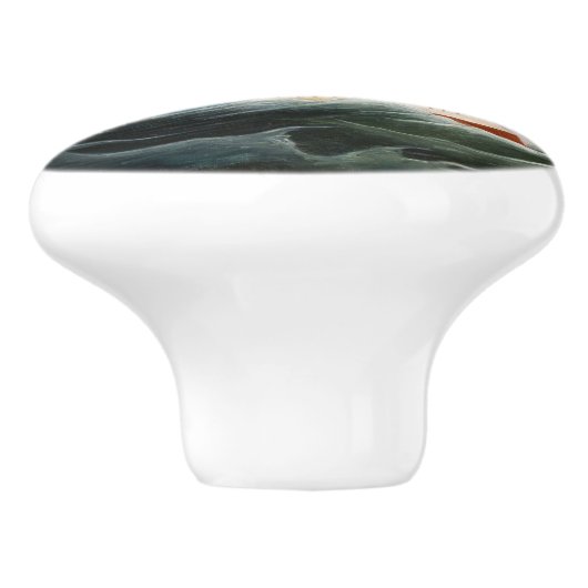 Henri Rousseau - The Ship in the Tempest Keramische Knop (Zijkant)