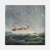 Henri Rousseau - The Ship in the Tempest Magneet (Voorkant)