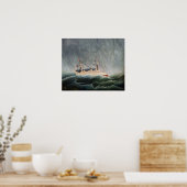 Henri Rousseau - The Ship in the Tempest Poster (Keuken)