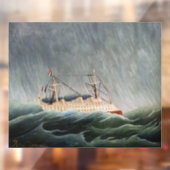 Henri Rousseau - The Ship in the Tempest Raamsticker (Vel 2)