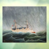 Henri Rousseau - The Ship in the Tempest Raamsticker (Vel 3)
