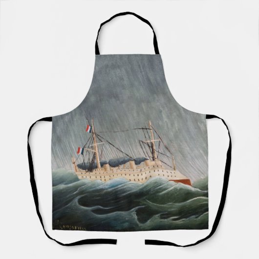 Henri Rousseau - The Ship in the Tempest Schort (Voorkant)