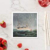 Henri Rousseau - The Ship in the Tempest Servet (Insitu)