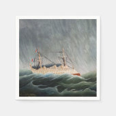 Henri Rousseau - The Ship in the Tempest Servet (Voorkant)