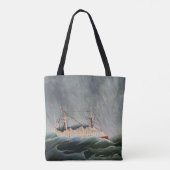 Henri Rousseau - The Ship in the Tempest Tote Bag (Achterkant)