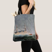 Henri Rousseau - The Ship in the Tempest Tote Bag (Dichtbij)