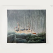 Henri Rousseau - The Ship in the Tempest Wandkleed (Voorkant (horizontaal))