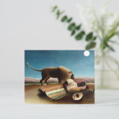 Henri Rousseau The Sleeping Gypsy Invitations Kaart (Staand voorkant)