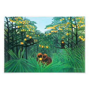 Henri Rousseau The Tropics Print Foto Afdruk