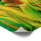 Henri Rousseau Tiger in een Poster van het tropisc (Hoek)