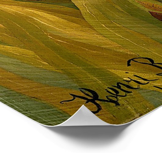 Henri Rousseau - Tiger in een tropisch Storm Poster (Hoek)