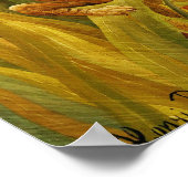 Henri Rousseau Tiger in Tropisch Storm Fine Art Poster (Hoek)