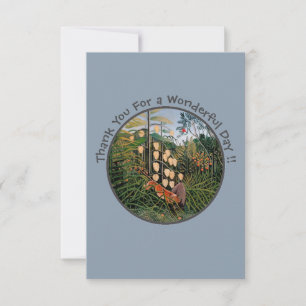 Henri Rousseau Tijger & Bull Party Items Collectie Bedankkaart