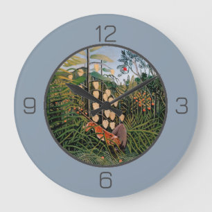 Henri Rousseau Tijger & Bull Party Items Collectie Grote Klok