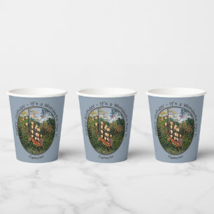 Henri Rousseau Tijger & Bull Party Items Collectie Papieren Bekers