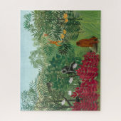 Henri Rousseau - Tropisch bos met apen Legpuzzel (Verticaal)