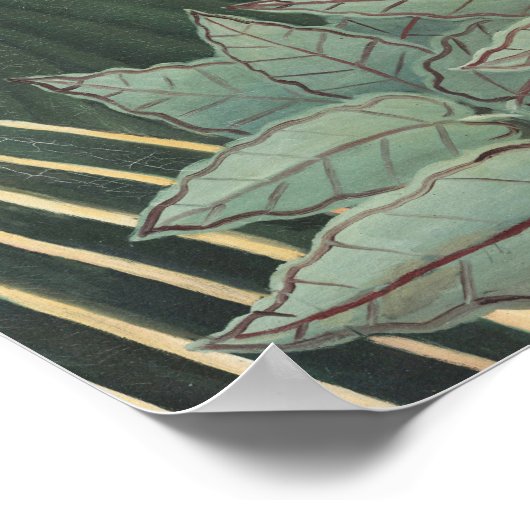 Henri Rousseau Tropisch landschap Poster (Hoek)