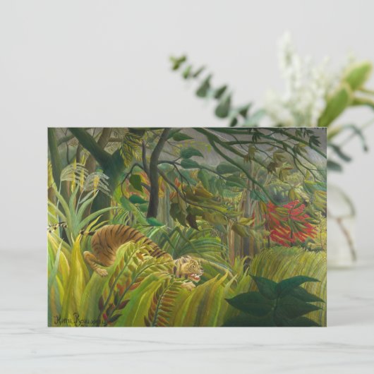 Henri Rousseau - Verrassd! Bedankkaart (Staand voorkant)