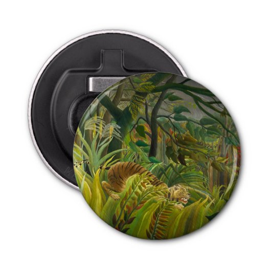 Henri Rousseau - Verrassd! Button Flesopener (Voorkant)