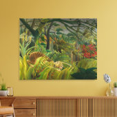 Henri Rousseau - Verrassd! Canvas Afdruk (Insitu (Woonkamer))