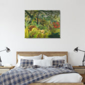 Henri Rousseau - Verrassd! Canvas Afdruk (Insitu (Slaapkamer))