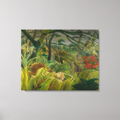 Henri Rousseau - Verrassd! Canvas Afdruk (Voorkant)