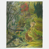 Henri Rousseau - Verrassd! Fleece Deken (Voorkant)