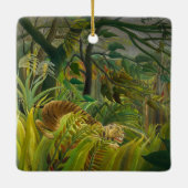 Henri Rousseau - Verrassd! Keramisch Ornament (Achterkant)