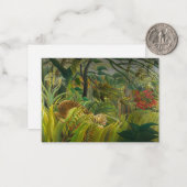 Henri Rousseau - Verrassd! Notitiekaartje (Voorkant / Achterkant in situ)